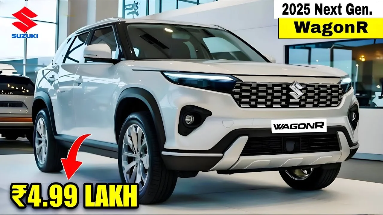 Wagon R 2025 Model Starts at Just ₹5 Lakh – Safety Upgraded with Dual Airbags & ABS with EBD!